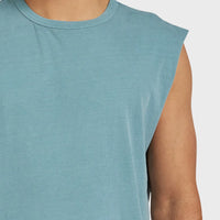 The Academy Brand Jimmy Muscle Tee - Storm Blue