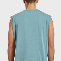 The Academy Brand Jimmy Muscle Tee - Storm Blue