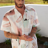 The Academy Brand Crawford Short Sleeve Shirt - Multi