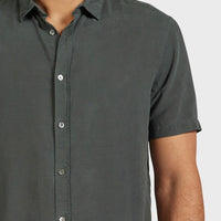 The Academy Brand's Stevens Short Sleeve Shirt - Magnet Grey