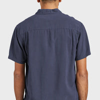 The Academy Brand's Stevens Short Sleeve Shirt - Navy