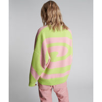 One Teaspoon Vortex Jumper - Pink Swirl