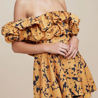 Acler York Dress - Night Garden Print