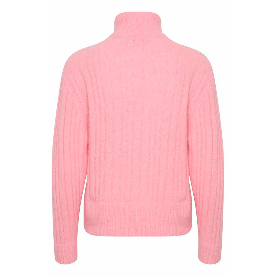 Gestuz AlphaGZ R Zipper Pullover - Powered Pink Melange