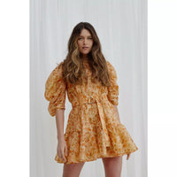 Acler Bonhill dress - Peach Parfait