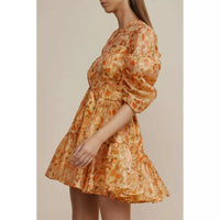 Acler Bonhill dress - Peach Parfait