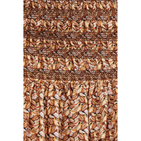 Acler Kyle Skirt - Neutral Leaves