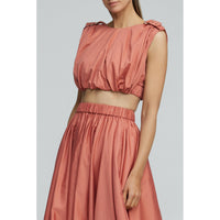 Acler Landon Top - Terracotta
