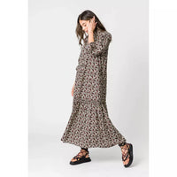 Remain Ashley Dress - Holiday Floral Ivory