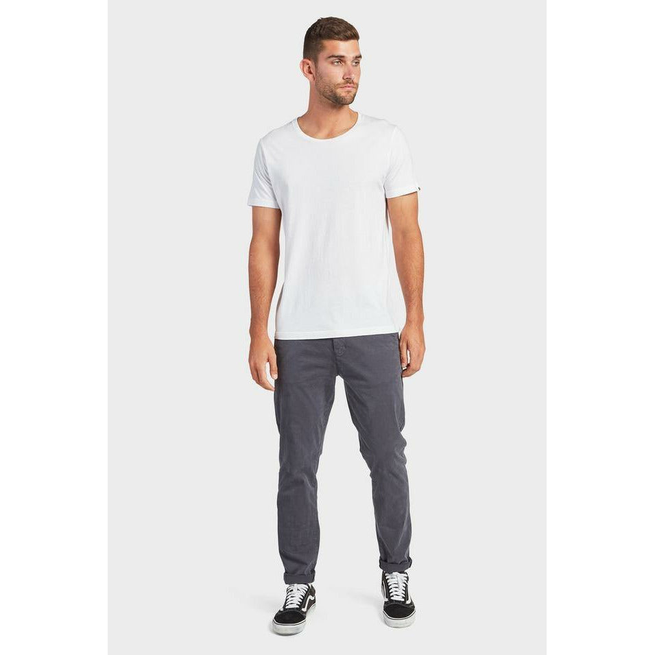 The Academy Brand Acad Basic Crew - White