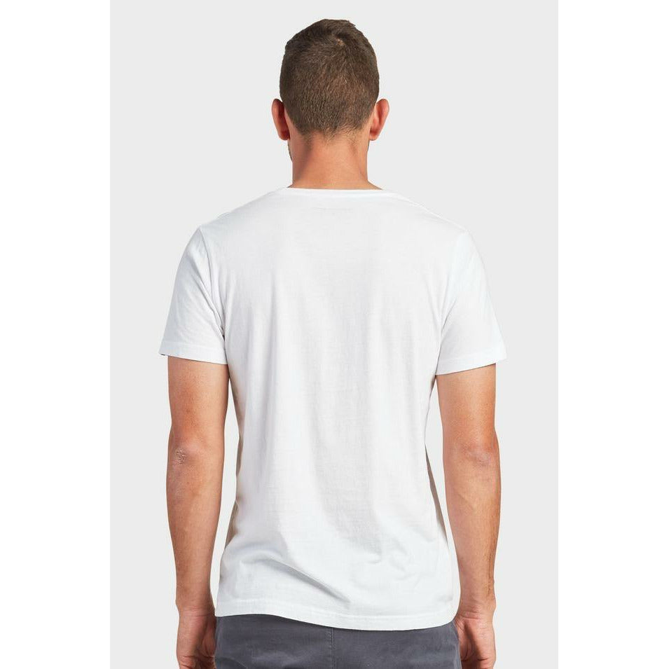 The Academy Brand Acad Basic Crew - White
