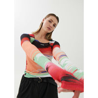 P.E Nation Break Out LS Top - Print