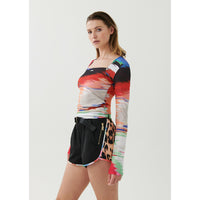 P.E Nation Break Out LS Top - Print