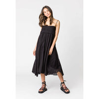 Remain Capri Dress - Black Stripe Shelf
