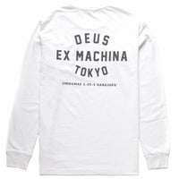 Deus Tokyo L/S Address Tee - White