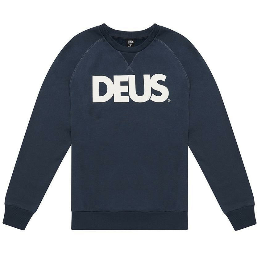 Deus Ex Machina All Caps Crew - Navy