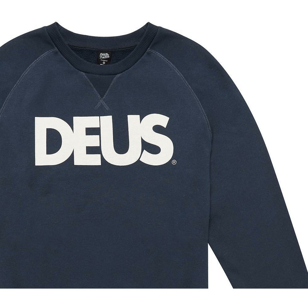 Deus Ex Machina All Caps Crew - Navy
