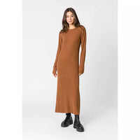 Remain Lou Knit Dress - Nutmeg