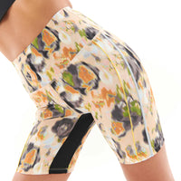 P.E Nation Visualise Bike Short - Floral Light Print