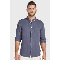 The Academy Brand Rockaway L/S Shirt - Marlin