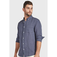 The Academy Brand Rockaway L/S Shirt - Marlin