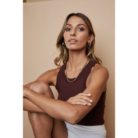 Porter Jewellery Solar Huggies Earrings 14mm - Gold Vermeil