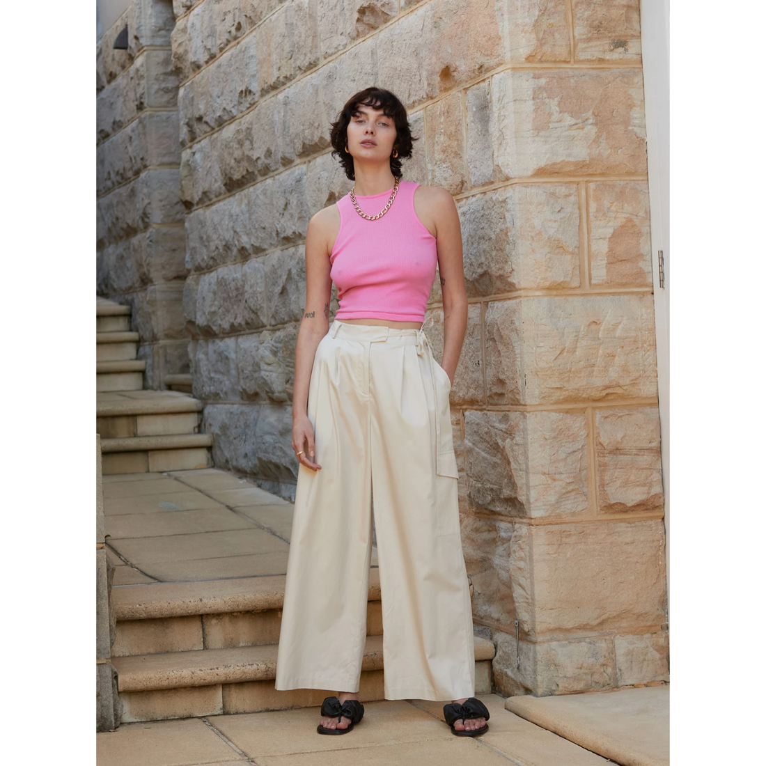 Blanca Becca Tank - Pink