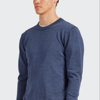 The Academy Brand Merino Crew - Infinity Blue