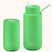 Frank Green Ceramic My Eco Gift Sets - Neon Green