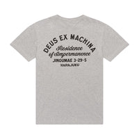Deus Ex Machina Tokyo Address Tee - Grey Marle