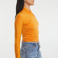 The Line By K Felix Top - Tangerine