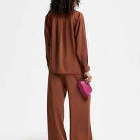 Gestuz SloanGZ High Waisted Pants - Bison