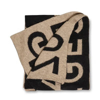 Gestuz AlphaGZ Scarf - Warm Black/Sand Melange