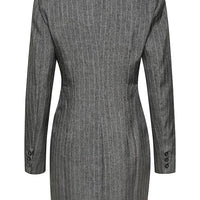 Gestuz AlinaGZ Blazer Dress - Dark Grey Pinstripe