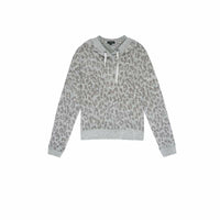 Rails Devon Sweatshirt - Melange Grey Leopard