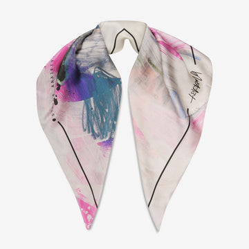 Status Anxiety Indifferent Silk Scarf