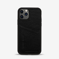 Status Anxiety Who's Who Leather Phone Case (iPhone) - Black