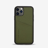 Status Anxiety Who's Who Leather Phone Case (iPhone) - Khaki