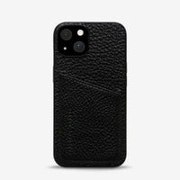 Status Anxiety Who's Who Leather Phone Case (iPhone) - Black