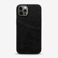 Status Anxiety Who's Who Leather Phone Case (iPhone) - Black