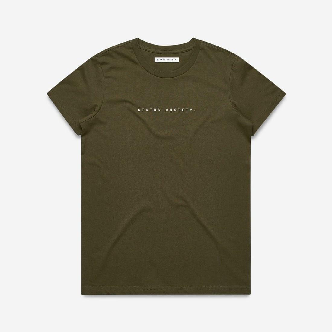Status Anxiety Think It Over Women's Tee - Army