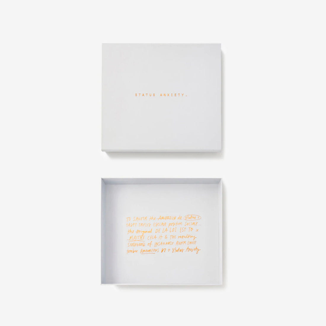 Status Anxiety Is Now Better - Tan