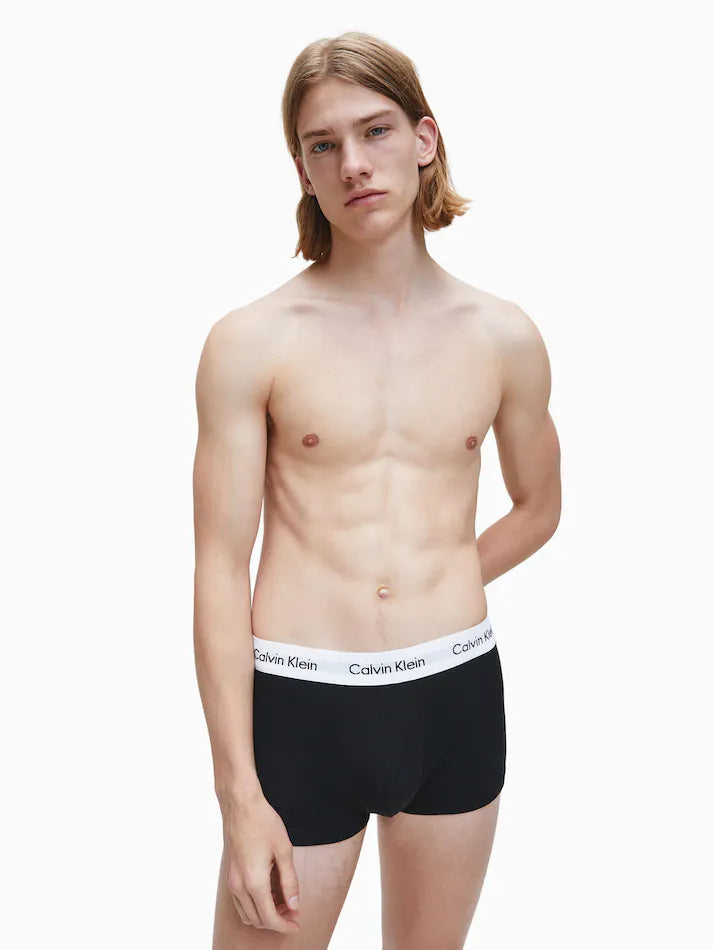 Calvin Klein Cotton Stretch 3 Pack Trunks - Multi