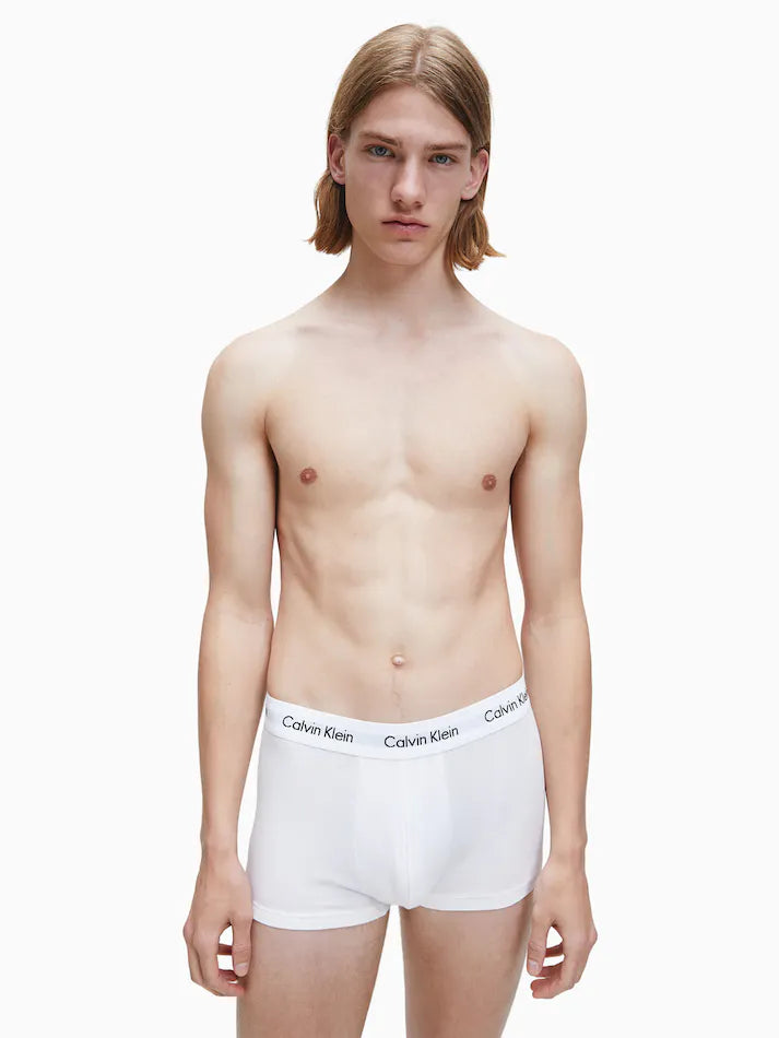 Calvin Klein Cotton Stretch 3 Pack Trunks - Multi