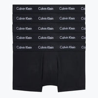 Calvin Klein Cotton Cotton Stretch 5 Pack Low Rise Trunks - Black