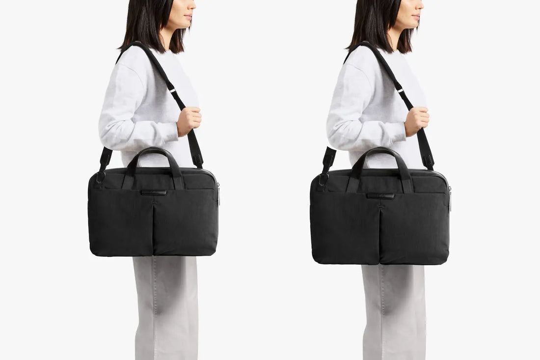 Bellroy Tokyo Messenger Bag (14 inch laptop tas, professionele woon-werkverkeer aktetas) - Raven Bellroy Tokyo Messenger Bag (14 inch laptop tas, professionele woon-werkverkeer aktetas) - Raven