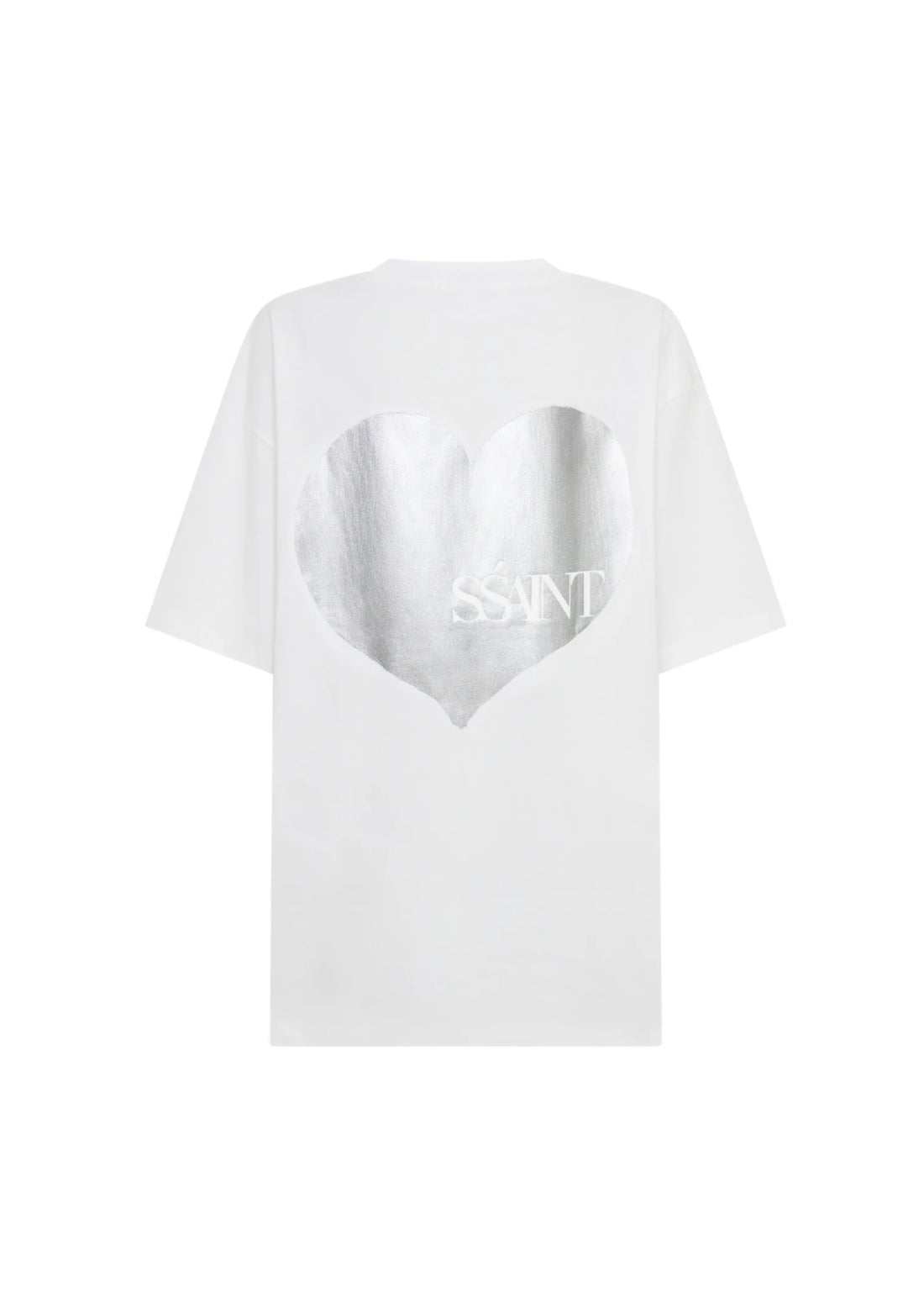 SŚAINT Heart Tee - Silver Heart