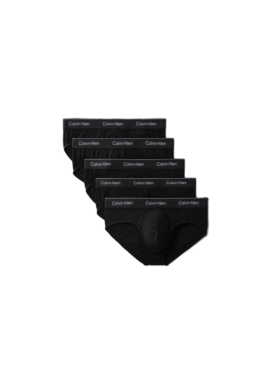 Calvin Klein Icon Cotton Stretch 5 Pack Briefs - Black