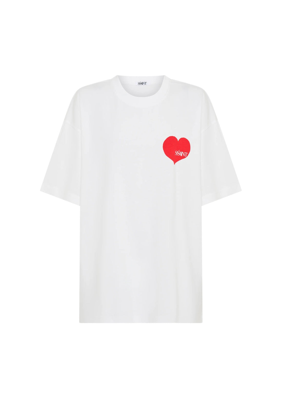SŚAINT Heart Tee - Red Heart