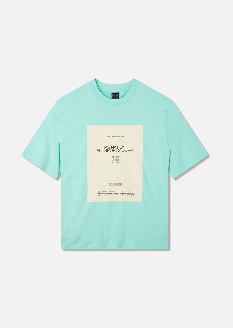 P.E Nation Full Out Tee - Aqua